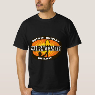T-shirt Sortie Survivante, Sortie, Logo De Survie