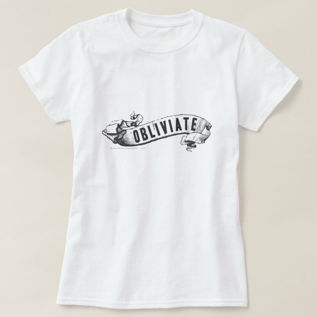 T-shirt Sortilège Harry Potter | Obliviate (Design devant)