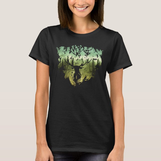 T-shirt Sortilège Harry Potter | Patronus Cerf (Devant)