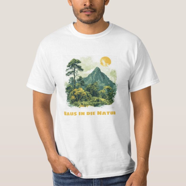 T-shirt Sortir dans la nature (Devant)