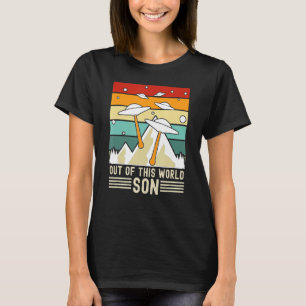 T-shirt Sortir de ce fils du monde, vaisseau Alien de garç