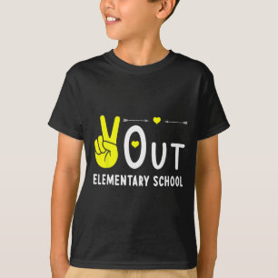 T-shirt Sortir De L'École Primaire Dernier Jour De L'École