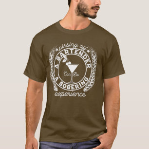 T-shirt Sortir D'Un Barman Une Expérience Sobrante