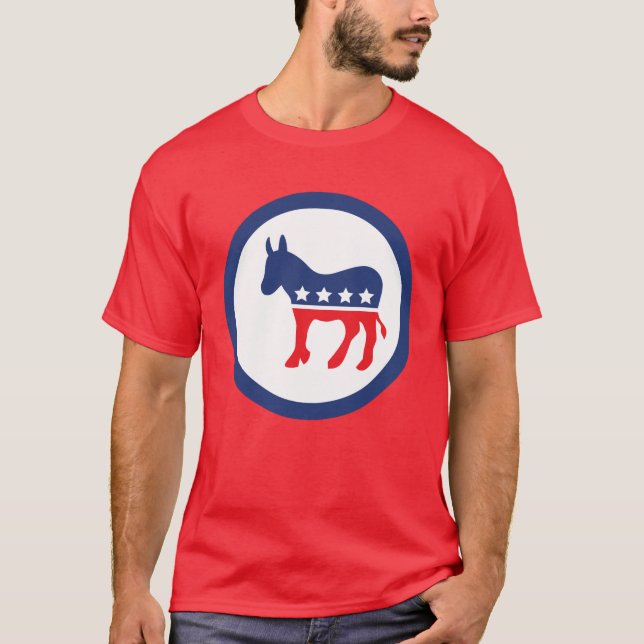 T-shirt Sortir et voter | Donkey du Parti démocratique (Devant)
