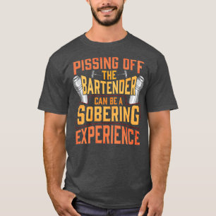 T-shirt Sortir Le Barman Est Une Expérience Sobrante