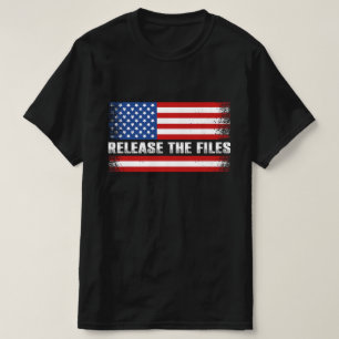 T-shirt Sortir Les Fichiers USA American Flag Vintage