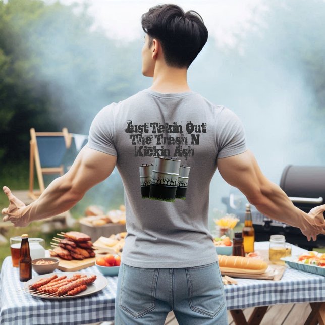 T-shirt Sortir Les Fumeurs De BBQ À Tambour (Créateur téléchargé)