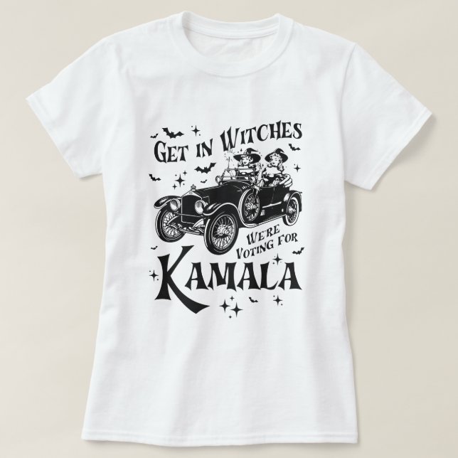 T-shirt Sortons, nous votons pour Kamala (Design devant)