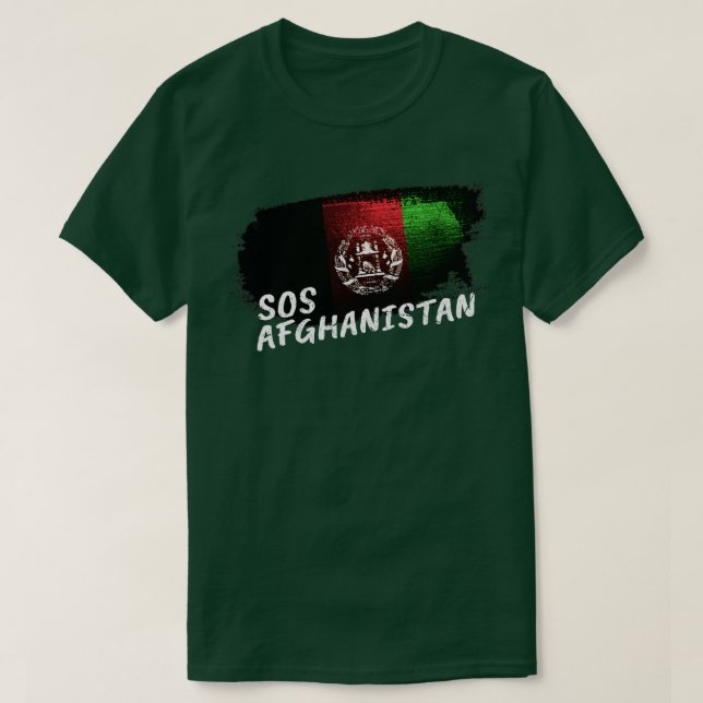 T-shirt SOS afghanistan1 (Design devant)