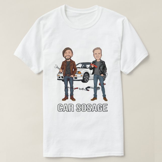T-shirt sosage de voiture âge s12 cr (Design devant)