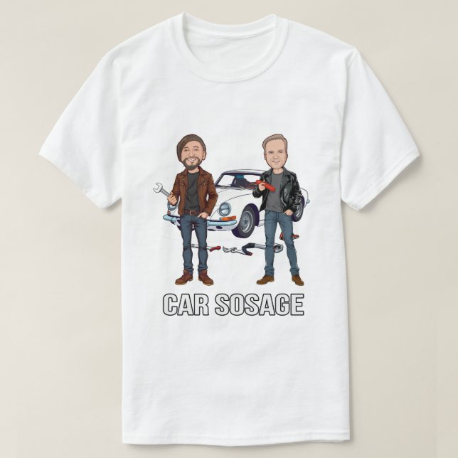 T-shirt sosage de voiture âge s12 Gr (Design devant)