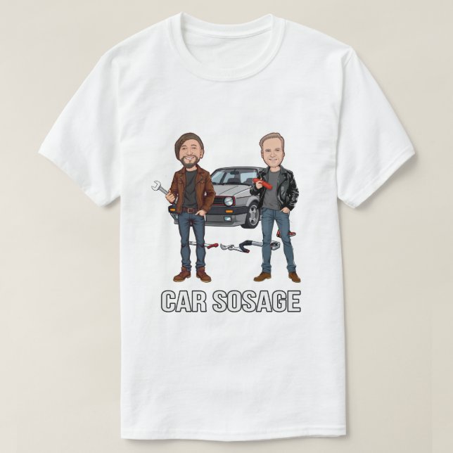 T-shirt sosage de voiture âge s12 MK (Design devant)