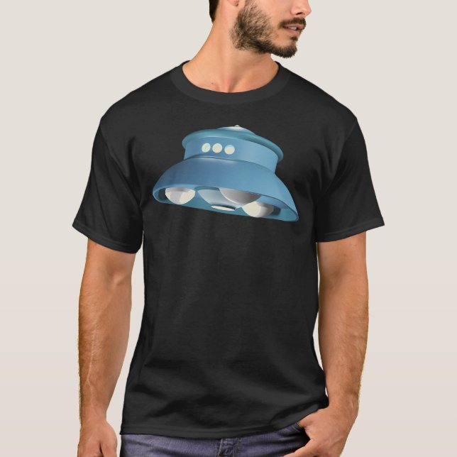 T-shirt Soucoupe volante Adamski Ufo sans entraînement (Devant)