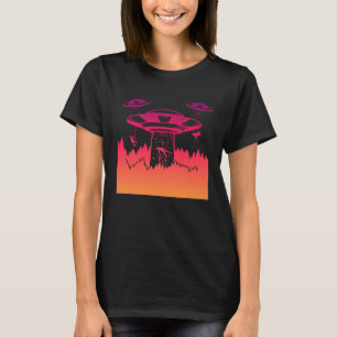 T-shirt Soucoupe volante OVNI Les astronautes sont Aliens