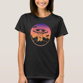T-shirt Soucoupe volante Ufo Les astronautes sont Aliens 2