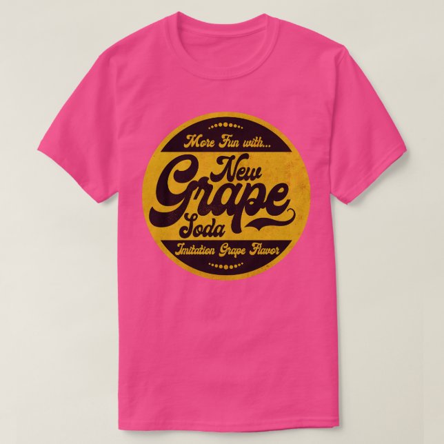 T-shirt Soude vintage saveur de raisin (Design devant)