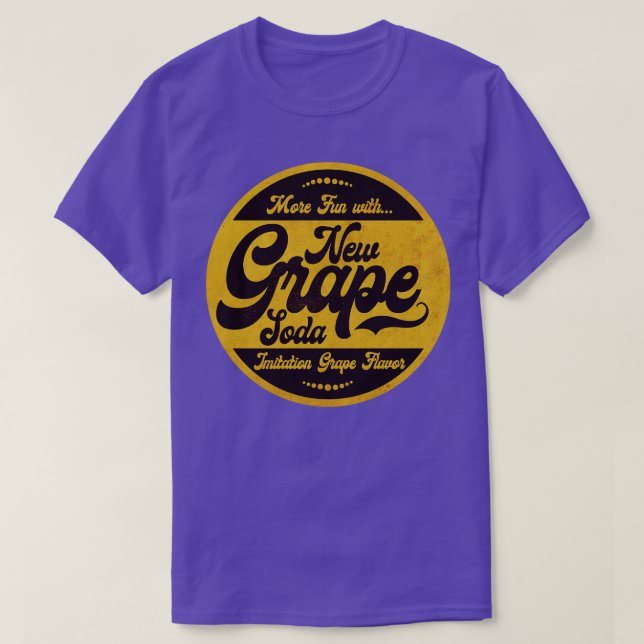 T-shirt Soude vintage saveur de raisin (Design devant)