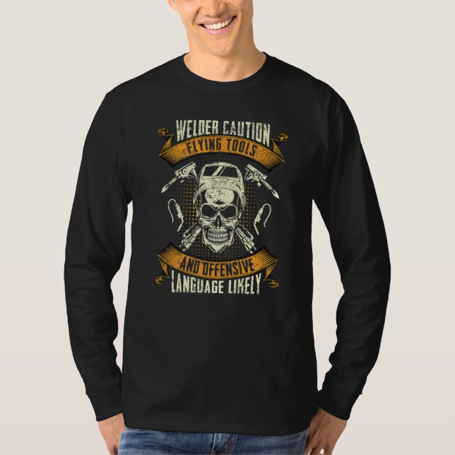 T-shirt Souder - Attention Outils de vol Souder Souder (Devant)