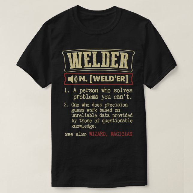T-shirt Souder Cadeau Funny Dictionnaire Définition Premiu (Design devant)