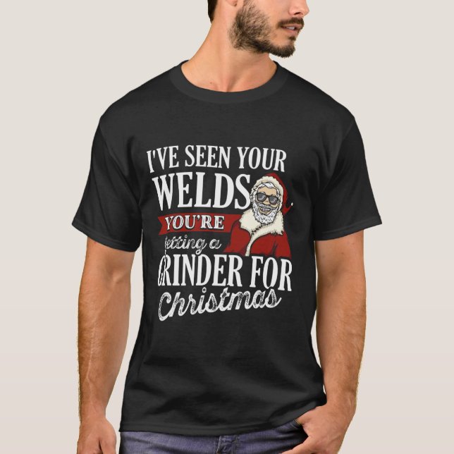 T-shirt Souder Cadeaux de Noël J'ai vu vos boucliers drôle (Devant)