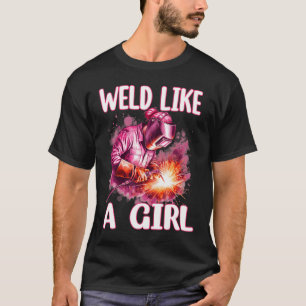 T-shirt Souder comme une fille soudeuse femme soudage méta