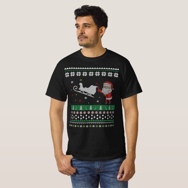 T-shirt Souder de Noël doux Joyeux Noël (Devant entier)