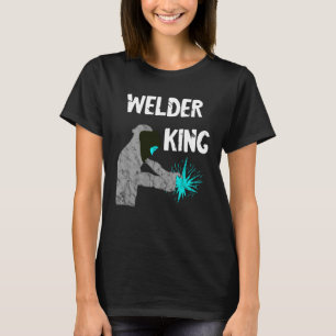 T-shirt Souder King Mig Soudage Casque Steelsmith Rempli