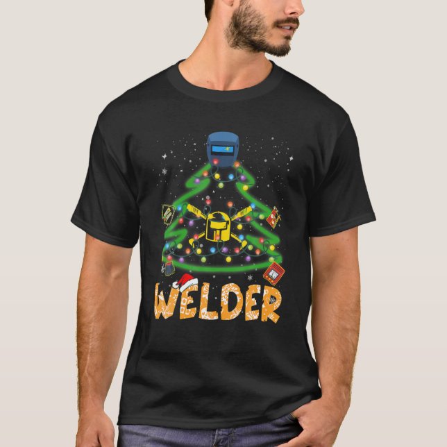 T-shirt Souder Noël Arbre de Noël Pajamas de vacances Matc (Devant)