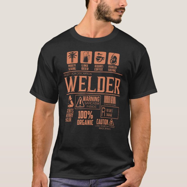 T-shirt Souder Pour Hommes Souder (Devant)