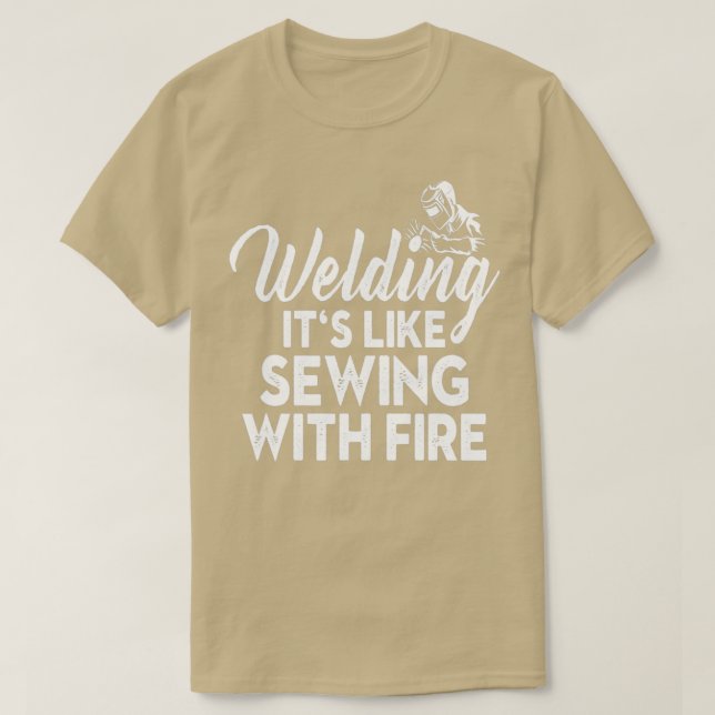 T-shirt Souder Son Comme Coudre Avec FireTShirt (Design devant)