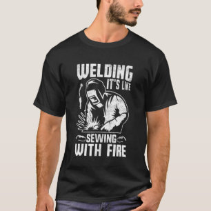 T-shirt Souder souder c'est comme coudre avec des artisans