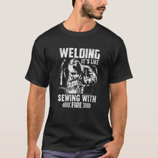 T-shirt Souder souder c'est comme coudre avec des artisans