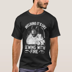 T-shirt Souder souder c'est comme coudre avec des artisans