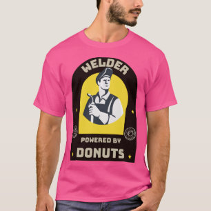 T-shirt Soudeur alimenté par Donuts1