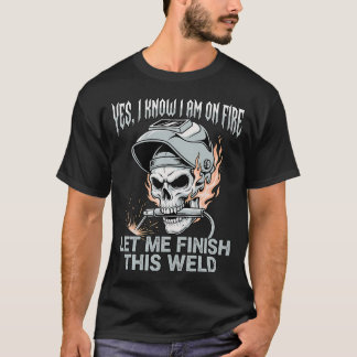T-shirt Soudeurs Hommes Soudeur Crâne Métallurgie Drôle
