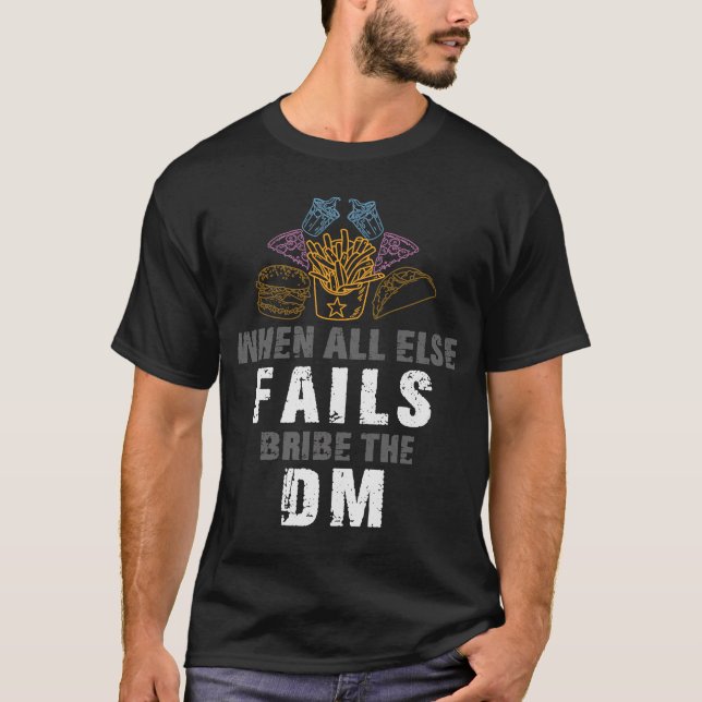 T-shirt soudoyer le dm pour dragons rpg Monster dungeon Ro (Devant)