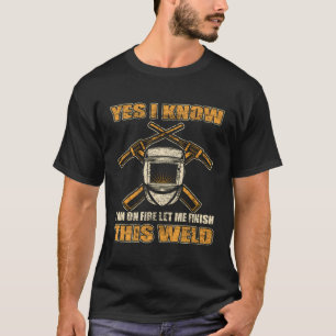 T-shirt Soudure de soudure de tuyauterie de soudure ouvrie