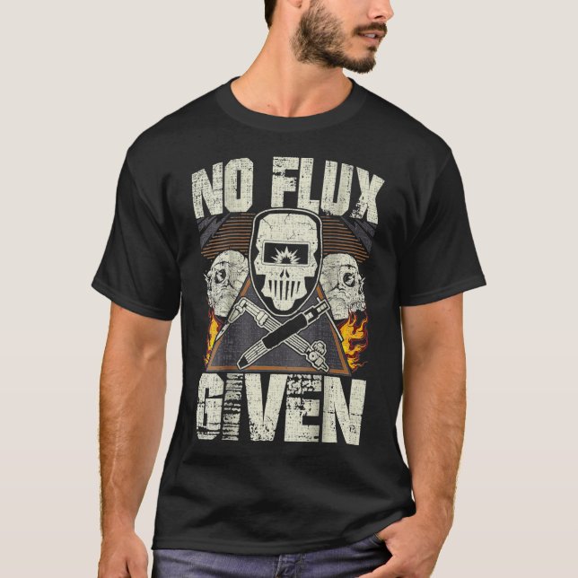 T-shirt Soudure Pas De Grippe Donné Souder Distressed Imag (Devant)