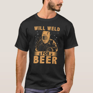 T-shirt Soudure Pour La Bière Pour Souder