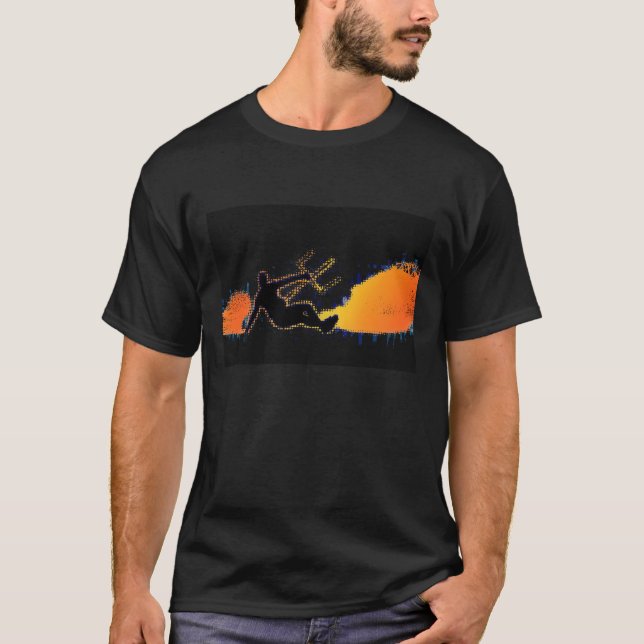 T-shirt Souffle de cerf-volant (foncé) (Devant)