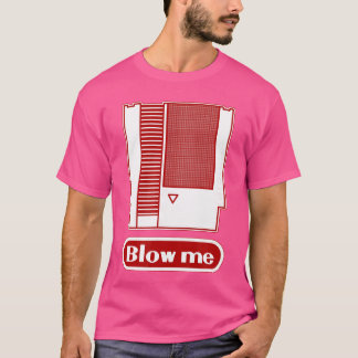 T-shirt Souffle Moi Rétro Années 80 Jeu Vidéo 8bits Maison