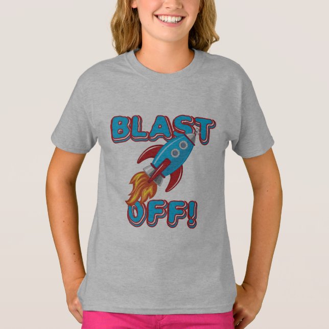 T-shirt Soufflez le bateau de Rocket (Devant)