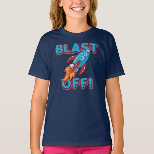 T-shirt Soufflez le bateau de Rocket (Devant)