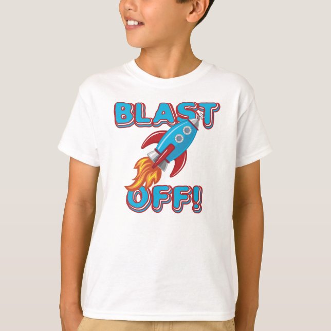 T-shirt Soufflez le bateau de Rocket (Devant)