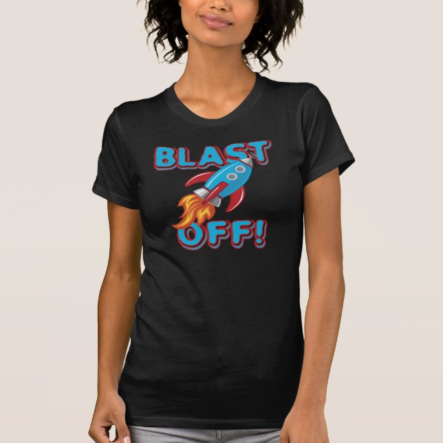 T-shirt Soufflez le bateau de Rocket (Devant)