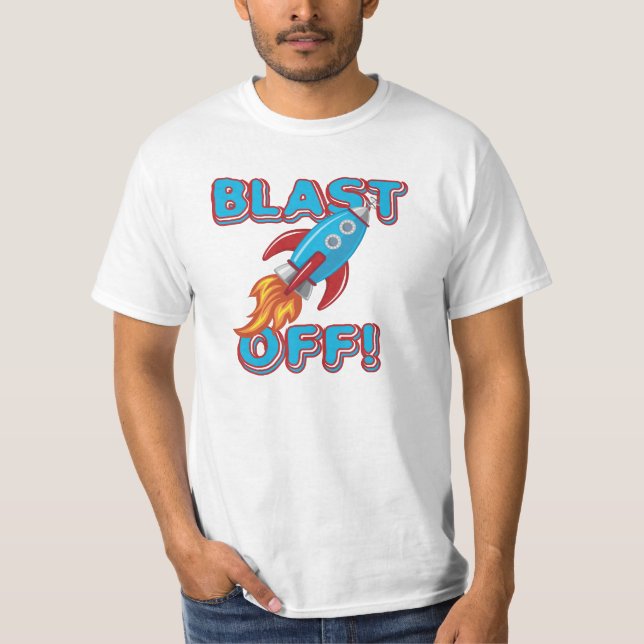 T-shirt Soufflez le bateau de Rocket (Devant)