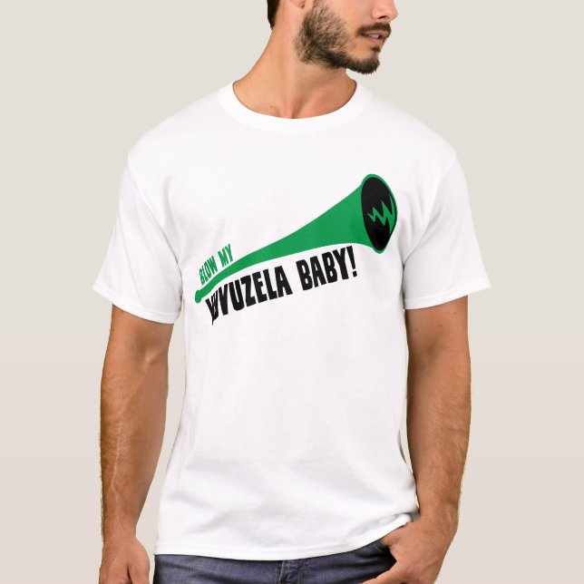 T-shirt Soufflez mon bébé de Vuvuzela (Devant)