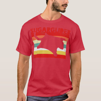 T-shirt Sougar Glider Marsupial Retro Vintage