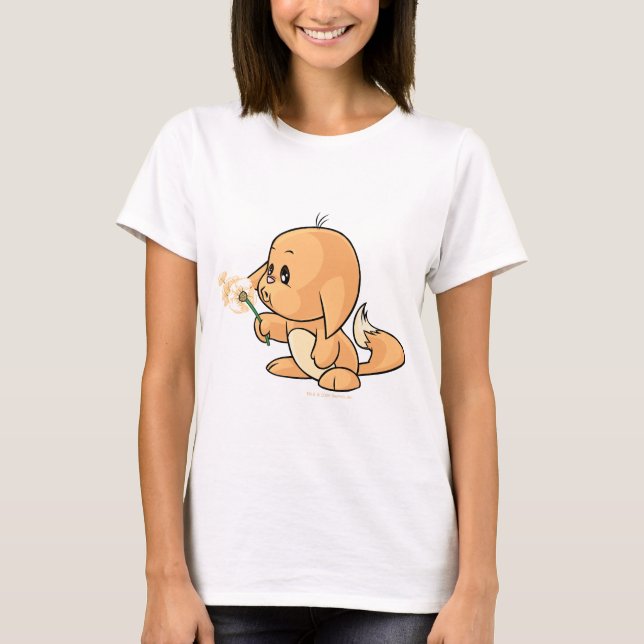 T-shirt Souhait de Kacheek orange (Devant)