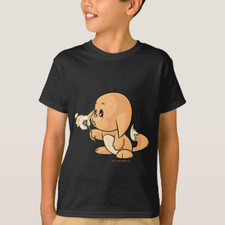 T-shirt Souhait de Kacheek orange